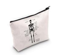 PYOUL Radiologic Technologist Gift Radiology Design Makeup Bag X-Ray Tech Cosmetic Bag Radiology Graduation Gift (Radiology Design Bag)