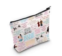 PYOUL Romance Movie Inspired Gift Noah and Allie Makeup Bag If You're A Bird I'm A Bird Cosmetic Bag Movie Merch (Noah and Allie Bag)