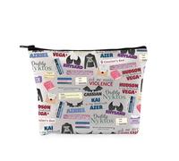 PYOUL Romantasy Love Gift Romantasy Makeup Bag Bookish Cosmetic Bag Romance Novel Fan Gift Booktok Lover Gift (Romantasy Bag EU)