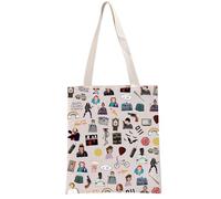 PYOUL ST TV Show Inspired Gift ST TV Show Elements Friends Don’t Lie Tote Bag Upside Down Handbag ST Fandom Merch Eleven Fan Gift (Dont Lie Tote)