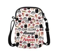 PYOUL Team Elijah Always and Forever Family Above All Crossbody Bag Vampire Fans Gift (Team Elijah CB EU)