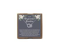 PYOUL Thank You Gift To My Boyfriend's Grandma Necklace - Stainless Steel, Unisex - Female Grandmothers