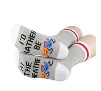 PYOUL Theatre Socks - I'd Rather Be At The Theatre - Actor Gift Socks - 1 Pair