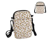 PYOUL Tiger Lover Gift Tiger Fan Crossbody Bag Tiger Design Travel Bag Zoo Animal Lover Gift Jungle Themed Lover Gift (Tiger Fan CB)