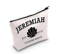 PYOUL TSITP TV Show Inspired Gift Jeremiah Conrad Belly Steven Makeup Bag Cousins Beach Cosmetic Bag TSITP Merch (Jeremiah Bag)