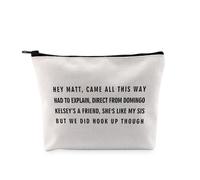 PYOUL TV Show Inspired Gift Came All This Way Makeup Bag Funny Quote Cosmetic Bag Comedic Lover Gift (Came All This Bag)