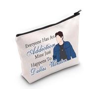 PYOUL TV Show Inspired Gift Everyone Has an Addiction D Makeup Bag TV Show Fan Cosmetic Bag TV Show Merch (Addiction D Bag)