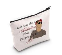 PYOUL TV Show Inspired Gift Everyone Has an Addiction J Makeup Bag TV Show Fan Cosmetic Bag TV Show Merch (Addiction J Bag)