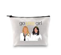 PYOUL TV Show Inspired Gift Go Piss Girl Makeup Bag Blair and Serena Cosmetic Bag Youth Idol Drama Lover Gift TV Show Merch (Go Piss Girl Bag)