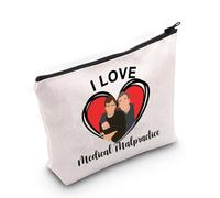 PYOUL TV Show Inspired Gift I Love Medical Malpractice Makeup Bag TV Show Fan Cosmetic Bag TV Show Merch (Medical Malpractice Bag)