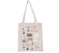 PYOUL TV Show Inspired Gift Los-Soprano Tote Bag Crime TV Series lover Handbag Psychological Drama Lover Gift (Los-Soprano Tote)