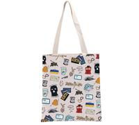 PYOUL TV Show Inspired Gift Yellow-jackets Tote Bag Thriller Drama lover Handbag TV Series Fan Gift Psychological Drama Fan Gift (Yellow-jackets Tote)