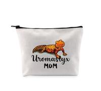 PYOUL Uromastyx Lover Gift Uromastyx Mom Makeup Bag Uromastyx Owner Cosmetic Bag Reptile Lizard Pet Lover Gift (Uromastyx Mom Bag)