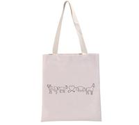PYOUL Veterinaria Inspired Gift Country Vet Tote Bag Vet Tech Handbag Pasture Herdsman Gift Animal Lover Gift (Country Vet Tote)