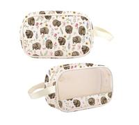PYOUL Wombat Lover Gift Cute Wombat Clear Makeup Bag Wombats Design Travel Toiletry Bag Australia Animal Themed Gift (Cute Wombat MB)