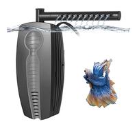 PYPABL 600L/H Adjustable Fish Tank Filter, 8W Submersible Quiet Aquairum Internal Filter for up to 30L-180Litres Fish and Turtle Tank