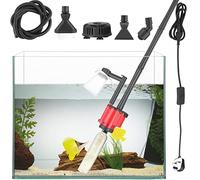 PYPABL Aquarium Gravel Cleaner, Multifunctional Electric Fish Tank Water Changer, Removable Vacuum Sand Washer Algae Cleaner Filter Water Shower Set
