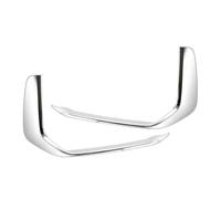 PYPFQUMQGR 1 Pair ABS Front Fog Lights Eyebrow Eyelid Strips Decorative Trim For A6 C8 2019 2020 Car Styling Accessories (Silver)