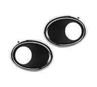 PYPFQUMQGR 2 PCS/set Left+Right Fog Light Lamp Cover Bezel Trim For N&issan For Qashqai J11 2014-2017 ABS Fog Lamp Frame