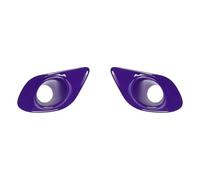 PYPFQUMQGR 2pcs ABS Carbon Fiber Front Fog Light Lamp Decoration Cover Accessories For Dodge For Charger 2015 (PURPLE)