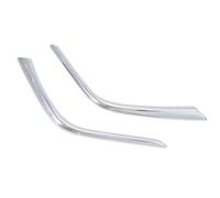 PYPFQUMQGR 2PCS ABS Chrome Car Front Headlight Fog Lamp Cover Trim For Mitsubishi For Outlander 2019 2020 2021 Car Styling Accessories (Silver)