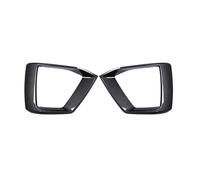 PYPFQUMQGR 2PCS Car Front Bumper Fog Light Lamp Black Trim Cover Frame Lid Cap Hood For A5 S5 2020 2021 2022 (Carbon Fiber Pattern)
