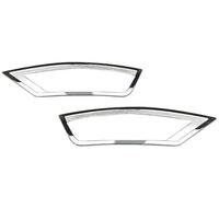 PYPFQUMQGR 2pcs Car Rear Fog Light Cover Trim For Ford For Escape 2013-2019 For Ford For EcoSport 2013-2021 Chrome Rear Fog Lamp Cover