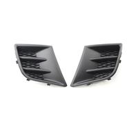 PYPFQUMQGR ABS Black Car Front Left Right Bumper Grill Grille Fog Light Lamp Cover Caps Replacement For Peugeot 107 2009-2012 7422A8 7422A9 (1 Pair)