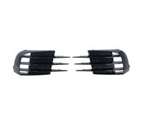 PYPFQUMQGR ABS Fog Lamps Shade For VW For Golf 6 MK6 VI GTI R R20 Car Front Fog Light Hoods Eyebrow Eye Wind Knife Cover Trim