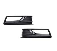 PYPFQUMQGR Car Accessories Left Right Front Bumper Fog Light Grille Cover For VW For P&assat NMS 2016 2017 2018 Foglights Covers (1 Left and 1 Right)