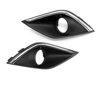 PYPFQUMQGR Car Front Bumper Left Right Fog Light Lamp Shell Fit For Mitsubishi For Outlander 2016 2017 2018 2019 2020 2021 ABS Fog Lamp Frame (A Pair)