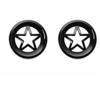 PYPFQUMQGR Car Front Fog Light Lamp Decoration Cover For Jeep For Renegade 2019 2020 2021 2022 2023 2024 Up Exterior Accessories (Black A)