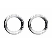 PYPFQUMQGR Car Front Fog Light Lamp Decoration Cover For Jeep For Renegade 2019 2020 2021 2022 2023 2024 Up Exterior Accessories (Chrome)