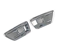 PYPFQUMQGR Chrome Front Fog Lamp Cover For Toyota For Land For Cruiser 300 FJ300 LC300 VXR GXR 2022 Accessories (LC300 GXR)