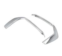 PYPFQUMQGR For A6 C8 2019-2023 Accessories Car Front Fog Lights Lamps Eyelid Eyebrow Strip Decoration Cover Trim ABS Chrome Exterior (Shiny Style)