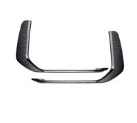 PYPFQUMQGR For A6 SLINE S-LINE S6 C8 Avant 2019 2020 2021 2022 Front Bumper Side Air Vent Trim Fog Light Intake Hood Frame Canard (Carbon Fiber Look)