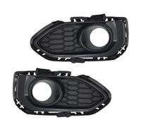 PYPFQUMQGR For Fit 2018 2019 Car Front Bumper Fog Light Lamp Bezel Frame Cover Grille Shell Cap Hood Lid (B one pair)