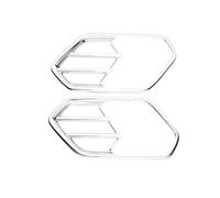 PYPFQUMQGR For Ford For Escape For Kuga 2017 Chrome Front Head Fog Light Lamp Cover Trim Foglight Bezel Bumper Garnish Frame Molding Styling 2pcs