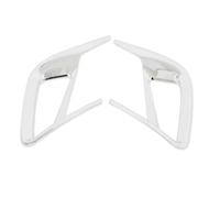 PYPFQUMQGR For Ford For Focus Sedan 2019-2021 2022 2023 2024 Carbon Car Rear Fog Light Lamp Cover Trim Tail Foglight Bezel Trims Accessories (ABS Chrome Style 2)