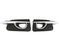 PYPFQUMQGR For Infiniti Q50 Base Versions 2014 2015-2017 Front Bumper Fog Light Cover Side Air Intake Vent Hood Lamp Frame Bezel Cap Trim