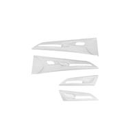 PYPFQUMQGR for Kia EV5 2024 2025 ABS 4Pcs Car Inner Door Handle Frame Cover Interior Mouldings Decoration LHD(White Wood)