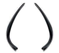 PYPFQUMQGR For Mercedes For Benz C-Class W205 C180 C200 C260 C43 AMG 2015-2018 Front Bumper Spoiler Fog Lamp Cover Air Knife Splitter Body Kit (Carbon Fiber look1)