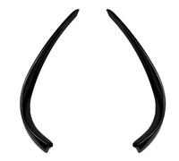PYPFQUMQGR For Mercedes For Benz C-Class W205 C180 C200 C260 C43 AMG 2015-2018 Front Bumper Spoiler Fog Lamp Cover Air Knife Splitter Body Kit (Glossy black1)