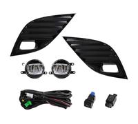 PYPFQUMQGR For Toyota For Camry XSE SE 2018 2019 2020 LED Fog Lamps DRL Daytime Running Lights Switch Harness Covers Foglights Headlights 12V (Fog Set)