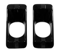 PYPFQUMQGR For Toyota For Land For Cruiser 250 For Prado LC250 2024 Car Exterior Front Fog Light Lamp Cover Trim ABS Accessories 2pcs (Glossy Black)
