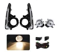 PYPFQUMQGR For Toyota For Vitz For Yaris 2018 2019 2020 Front Fog Lamp DRL Daytime Running Light Headlight With Switch Wire Covers Accessories 12V (Halogen)