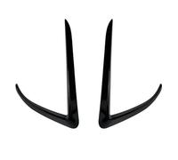 PYPFQUMQGR Front Bumper Fog Lamp Wind Knife Spoiler 1Pair Car Fog Lamp Trim Cover Fog Light Eyebrow For Tesla Model 3 Model Y 2017-2023 (Model 3 Glossy Black)