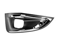 PYPFQUMQGR Front Bumper Fog Light Lamp Cover Left Right ABS Fog Lamp Frame Fit For Peugeot 3008 P84 2016-2019 1617975880 (left)