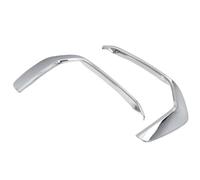 PYPFQUMQGR Front Fog Lights Lamps Foglights Eyelid Eyebrow Strip Decor Cover Trim ABS Chrome Accessories For A6 C8 2019 2020 2021 2022 (Shiny Style)
