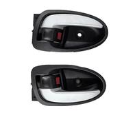 PYPFQUMQGR Inner Handle 1Pair Interior Door Handle Pull Chrome+Black for Toyota for Yaris RS 2007-2010 69205-0D160-B0 69206-0D160-B0 6920652130